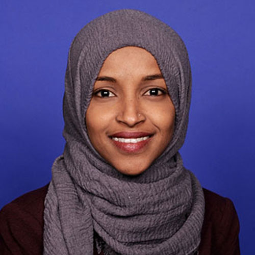 Representative 	Ilhan Omar Minnesota's 5th Congressional District